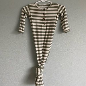 Lou Lou and Company knotted gown, newborn size. Washed once, never worn